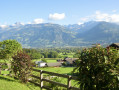 Vue sur la vallée depuis le musée archéologique de Lavant