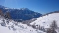 Vue sur la vallée durant la montée