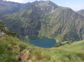 Vue sur lac d'&Ocirc;o depuis Houquette des Hounts secs