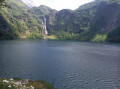 Vue sur lac d'&Ocirc;o depuis refuge du lac
