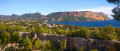 vue sur le cap canaille depuis le circuit vue sur le cap canaille depuis le circuit