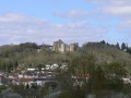 vue sur le chateau de la Madeleine en arrivant à Chevreuse