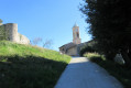 Vue sur le château et l'église Vue sur le château et l'église