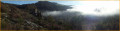 vue sur le château et la vallée