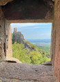 Vue sur le château Grisberg depuis le Saint Ulrich