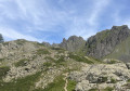 Le Grand Charvia au départ de Montgenèvre
