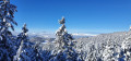 Vue sur le contreforts du Vercors et le mont Aiguille