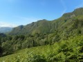 Vue sur le début des crêtes