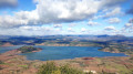 Vue sur le lac de Salogou