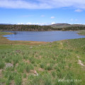 Vue sur le lac des  Pises