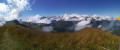 Vue sur le massif de Belledone depuis le Grand Truc