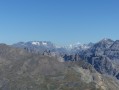 Vue sur le massif de la Vanoise et le Mont Blanc