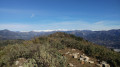 Vue sur le Mercantour enneigé
