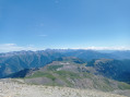 Vue sur le mont Argentera et la cime du Gélas.