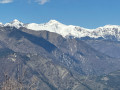 Vue sur le Mont B&eacute;go (Mercantour) depuis le sommet du Mont Razet.