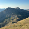 Vue sur le Mont Chiran depuis les cr&ecirc;tes