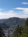 La Grande Cascade depuis le sommet du Sancy