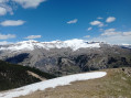 vue sur le mont Mounier et la cime Nègre depuis la tête de Méric