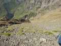 Vue sur le pierrier final