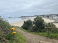 Vue sur le Val Andr&eacute; et sa plage