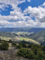 Vue sur le village de Comus