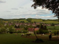 Vue sur le village de Dixmont Vue sur le village de Dixmont