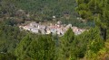 Vue sur le village de Ghisoni depuis "A punta"