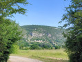 Vue sur le village de Monieux