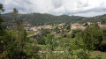 Vue sur le village des Ollières sur Eyrieux