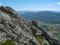 Vue sur les alpes