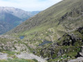 Vue sur les deux premiers étangs