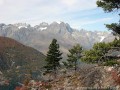 Vue sur les Ecrins.
