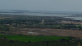 Vue sur les étangs vers Montpellier