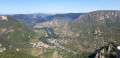 Vue sur les gorges de la Jonte, Peyreleau et Le rozier Vue sur les gorges de la Jonte, Peyreleau et Le rozier