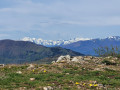 Vue sur les massifs de Haute Ariège depuis le Roc Marot