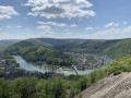 Vue sur les méandres de la Meuse à partir de la Roche à Sept Heures