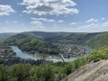 Vue sur les méandres de la Meuse à partir de la Roche à Sept Heures Vue sur les méandres de la Meuse à partir de la Roche à Sept Heures