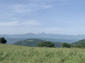 Vue sur les Monts d'Olmes du grand bois au dessus de Chalabre