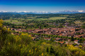 Vue sur les Pyrénées enneigées