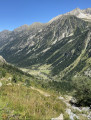 Vue sur les Pyrénées lors de la montée