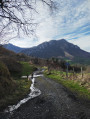 Vue sur les sommets avant la redescente