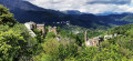 Vue sur les villages durant la rando