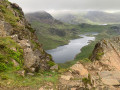 Vue sur Llyn Llydaw