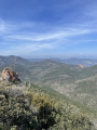 View of the northern mountains from the Pic de l&rsquo;Ours
