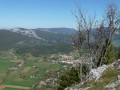 Vue sur plateau de la Chapelle en vercors depuis la Roche du Mas