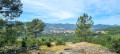 Vue sur Privas au dessus des Grottes