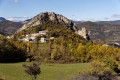 Vue sur Sainte-Colombe, prés du départ