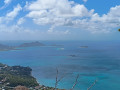 Sommet de Carriacou, High North Peak depuis l'Anse la Roche