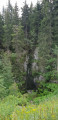 Vue sur un des gouffres de cette randonnée