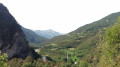 Vue vers Châtelard et au loin Larche